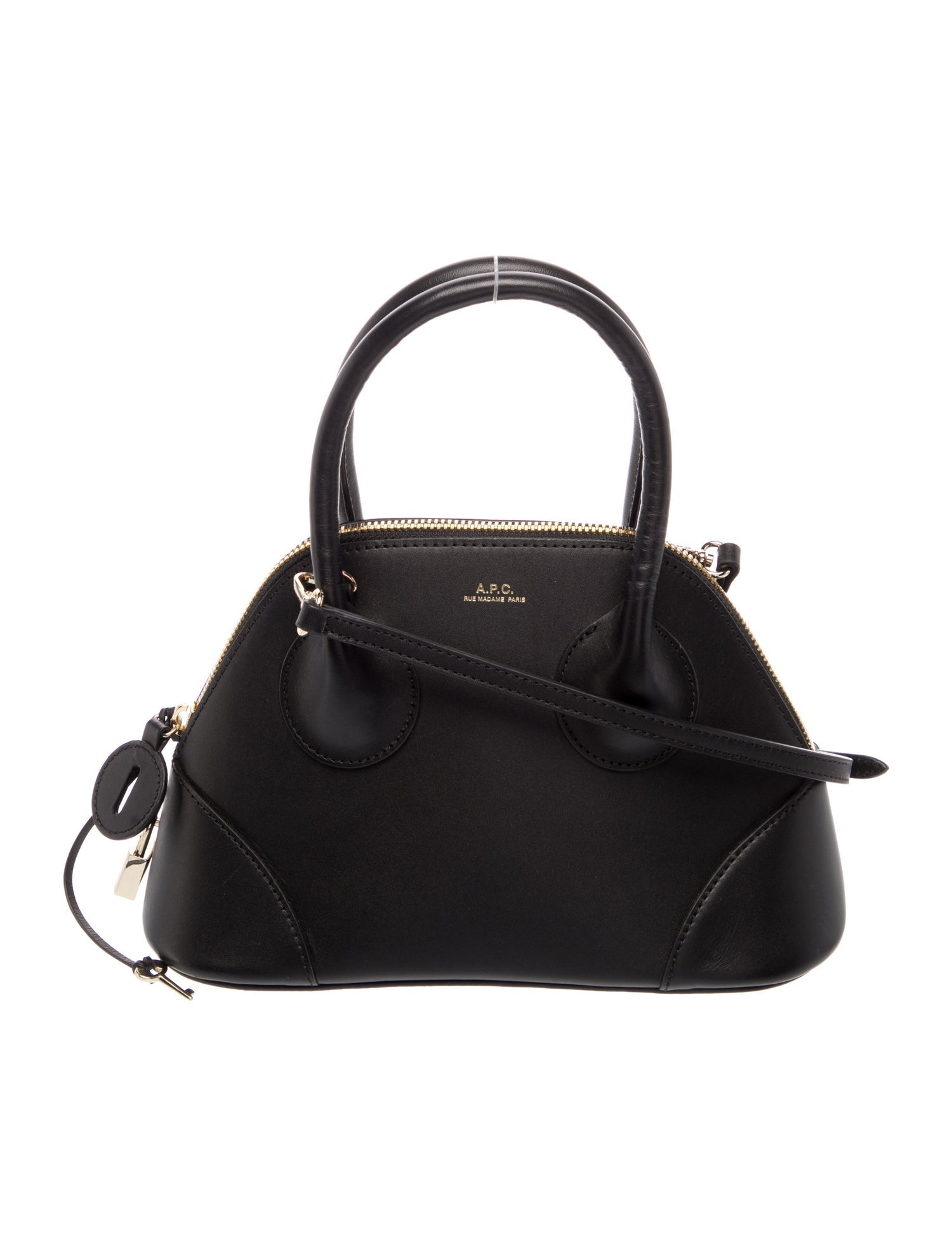 A.P.C. Leather Top Handle Bag