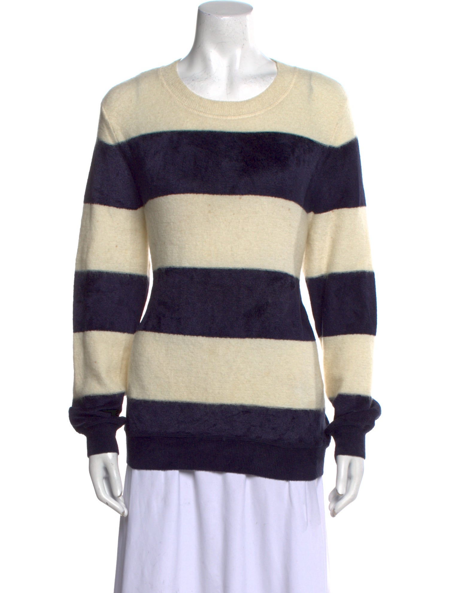 A.P.C. Striped Scoop Neck Sweater