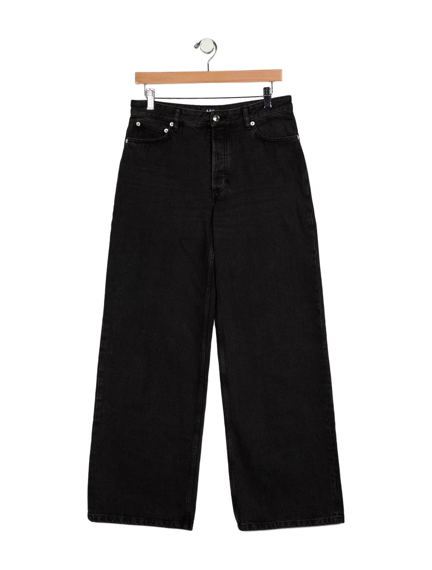 A.P.C. Mid-Rise Wide Leg Jeans