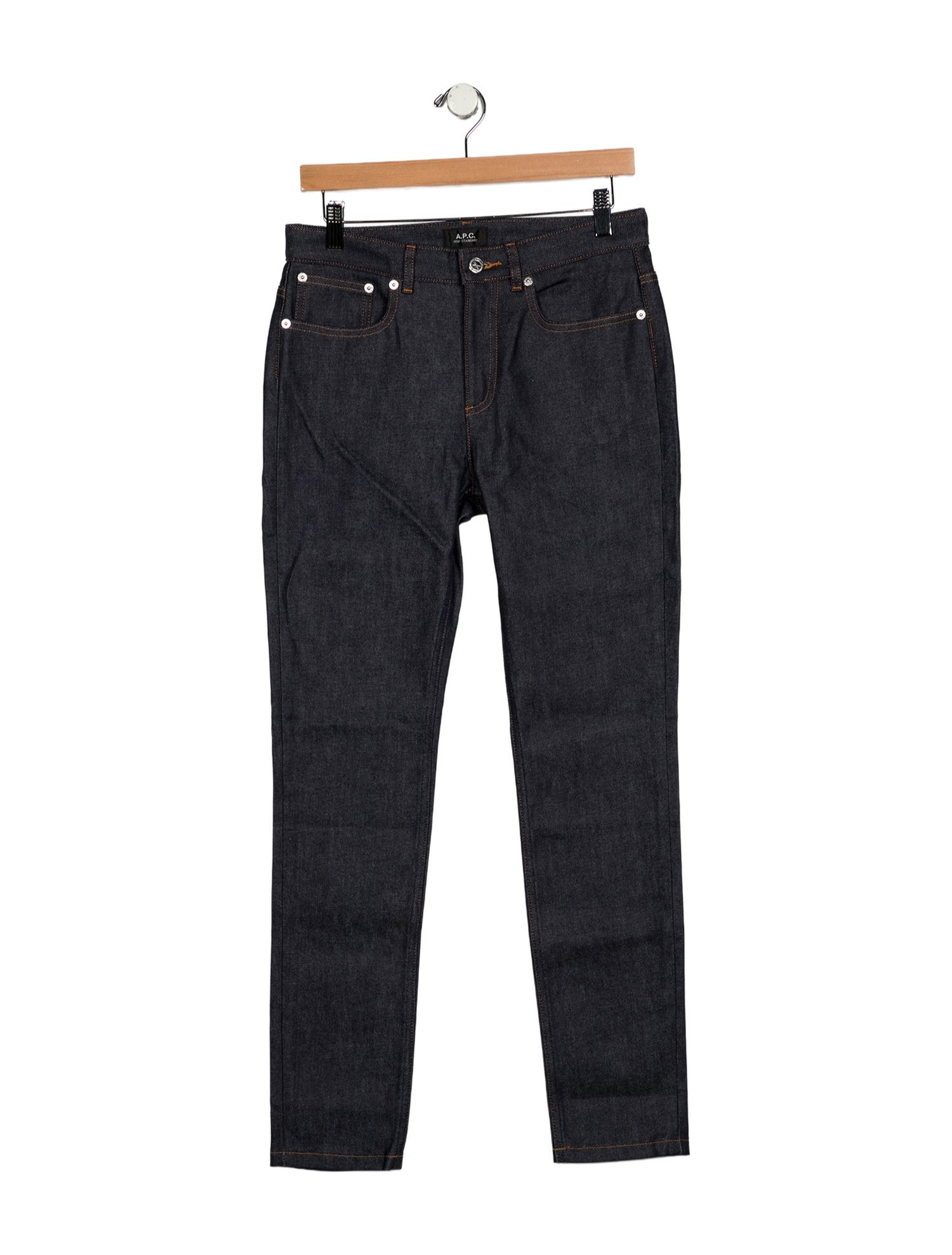 A.P.C. Mid-Rise Straight Leg Jeans