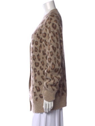 A.P.C. Alpaca Animal Print Sweater