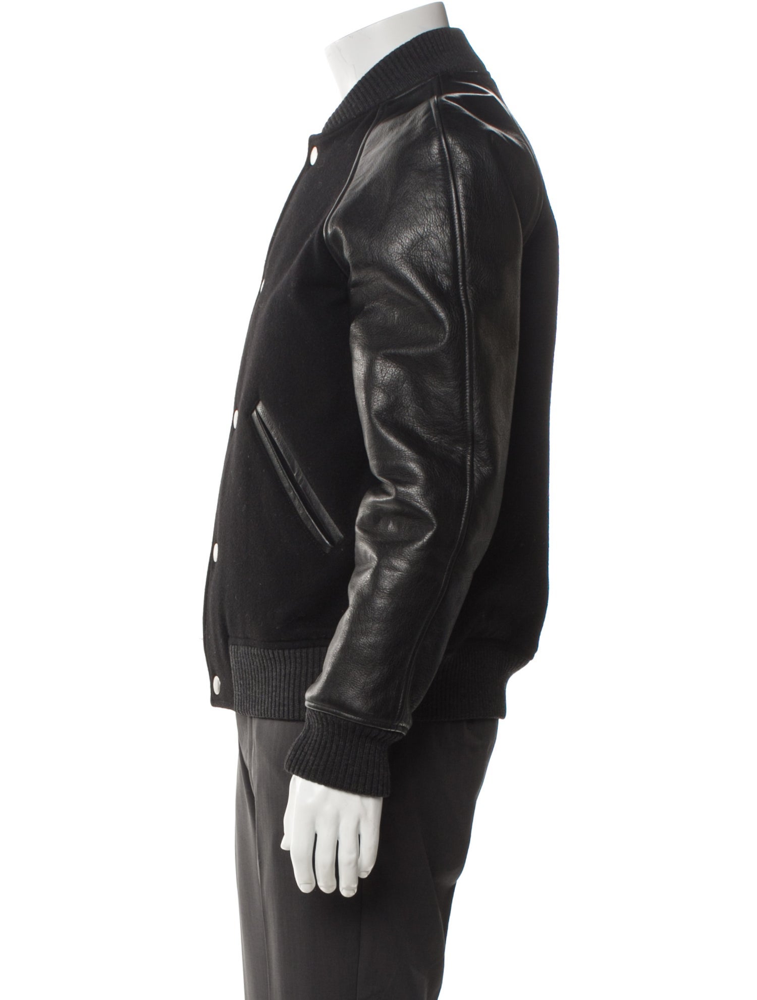 A.P.C. Leather Bomber Jacket