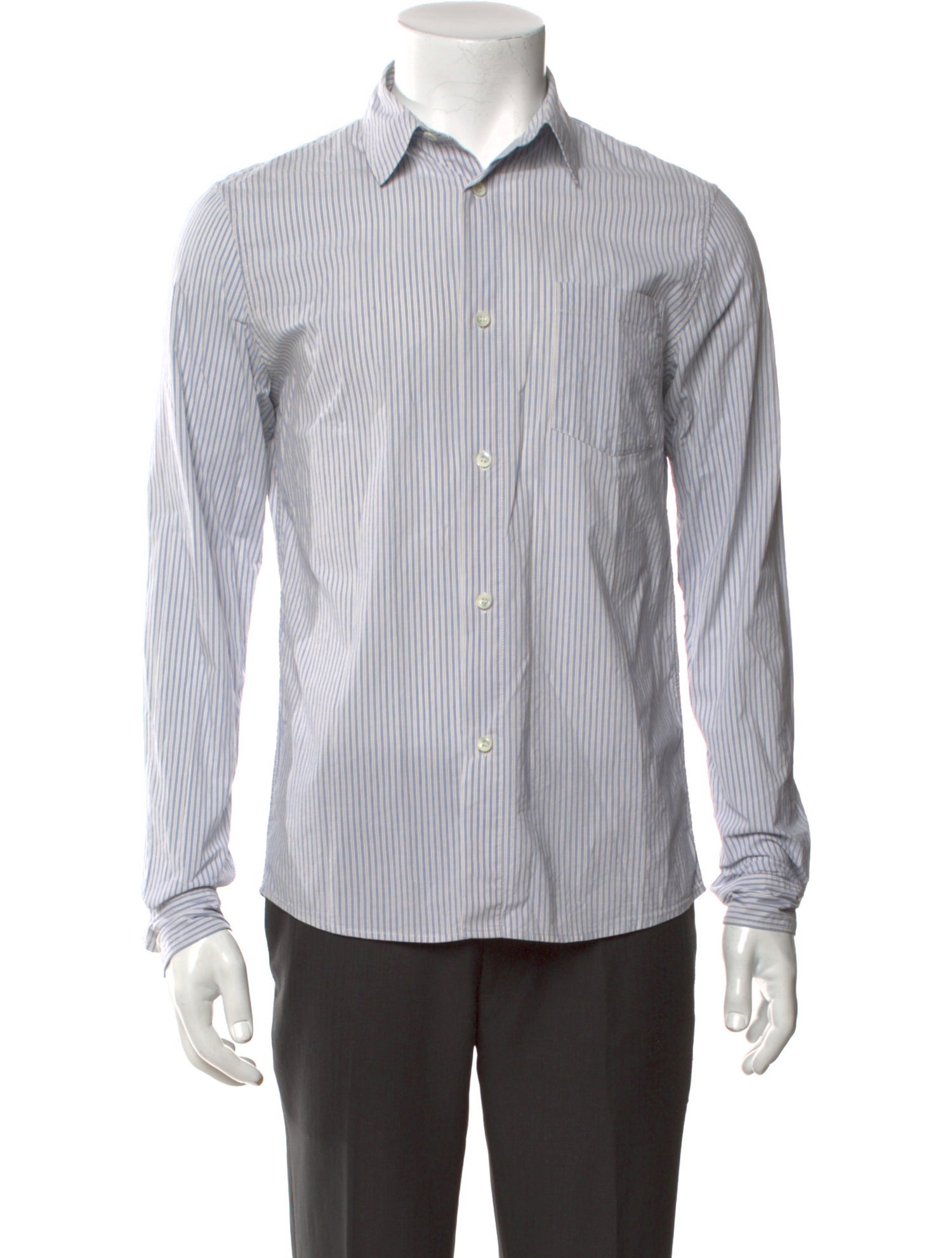 A.P.C. Striped Long Sleeve Shirt
