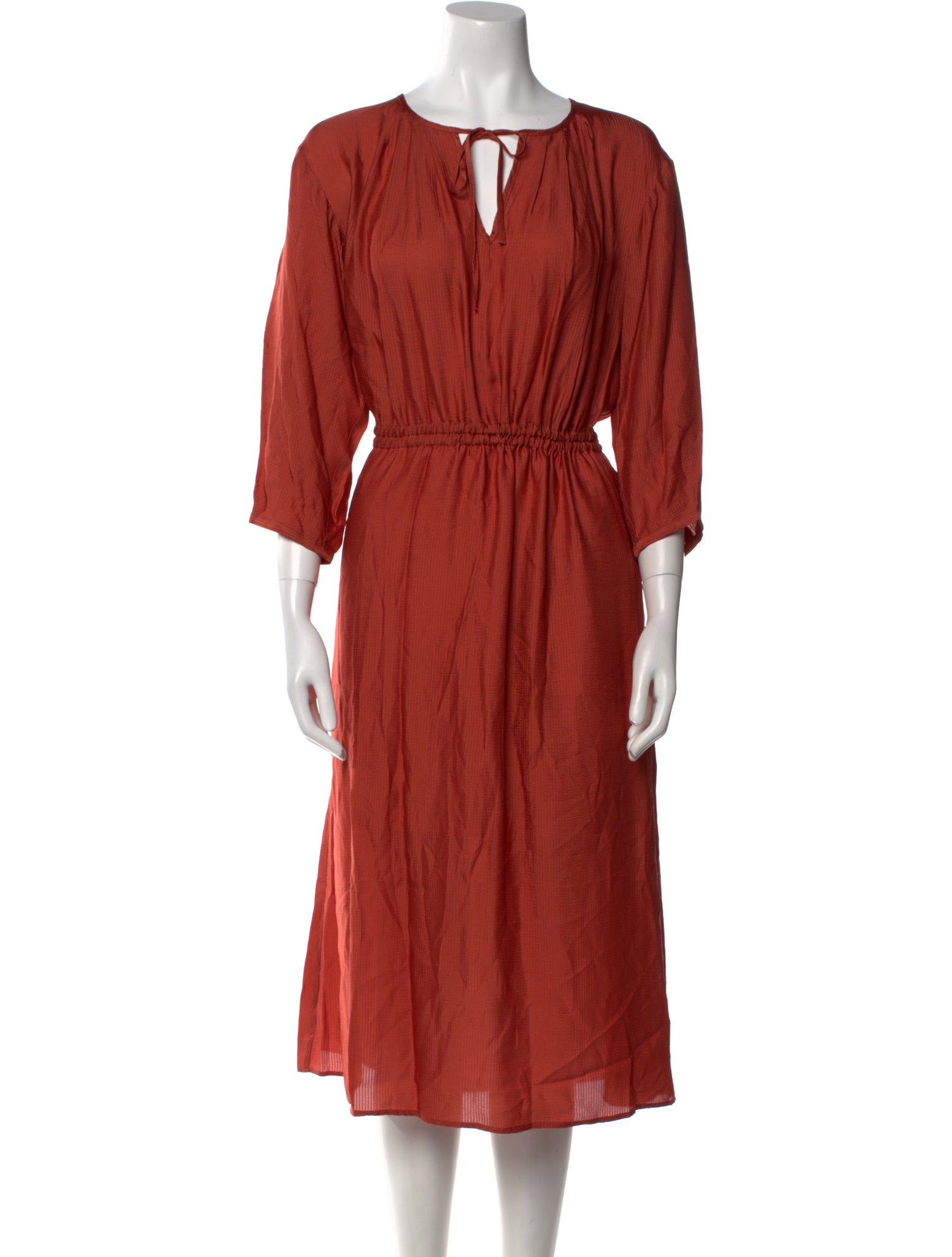 A.P.C. V-Neck Midi Length Dress w/ Tags