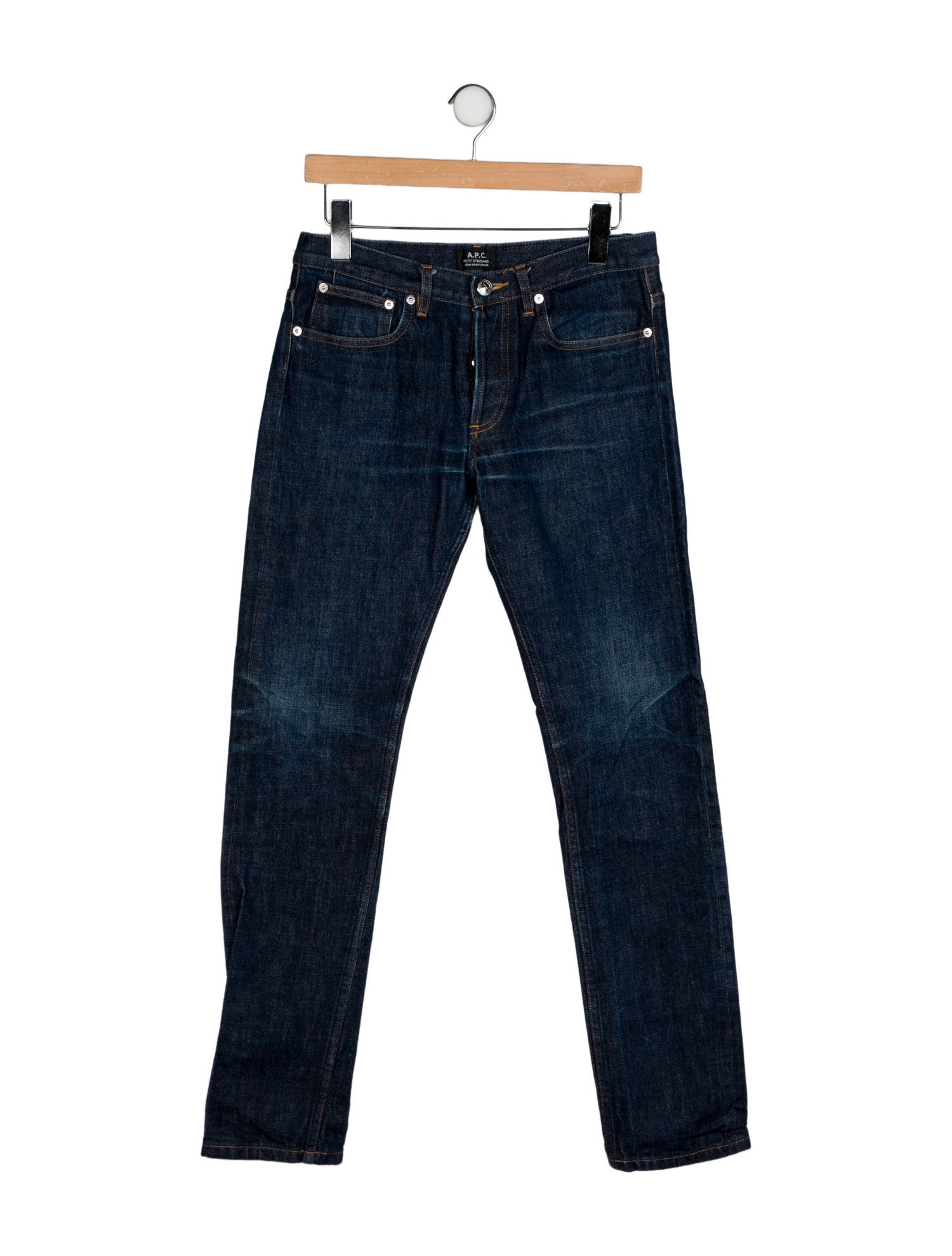 A.P.C. Mid-Rise Straight Leg Jeans