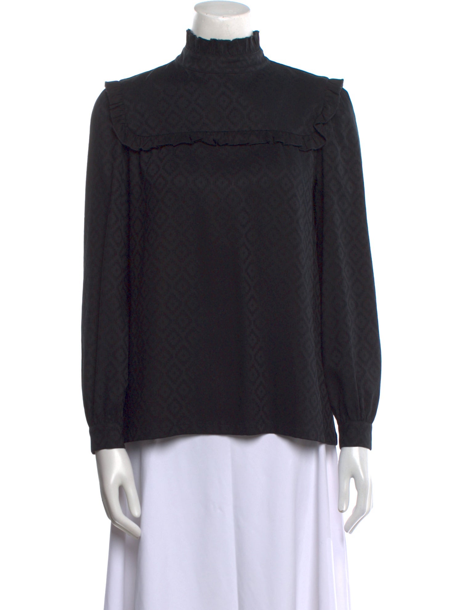 A.P.C. Turtleneck Long Sleeve Blouse
