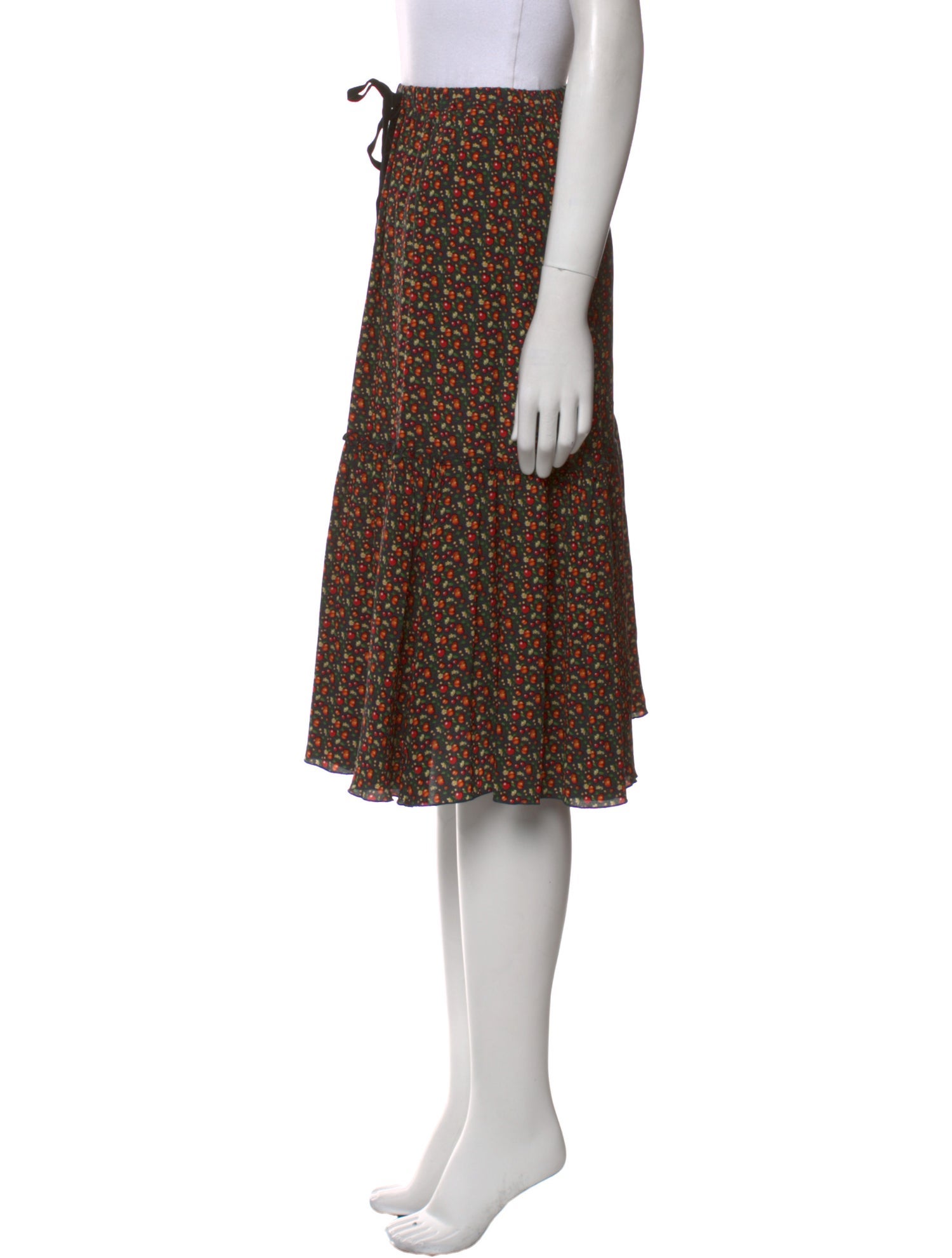 A.P.C. Silk Knee-Length Skirt