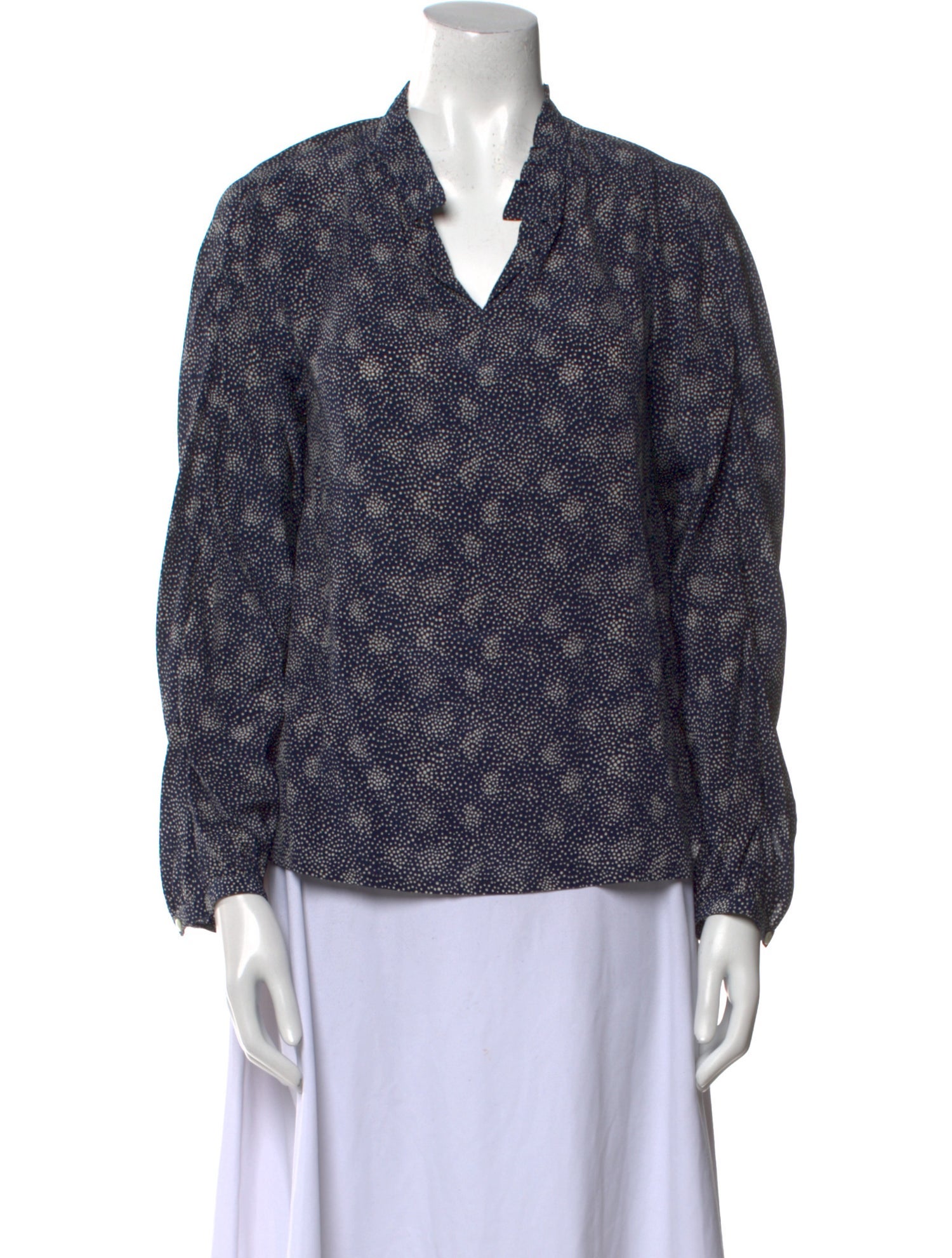 A.P.C. Silk Printed Blouse