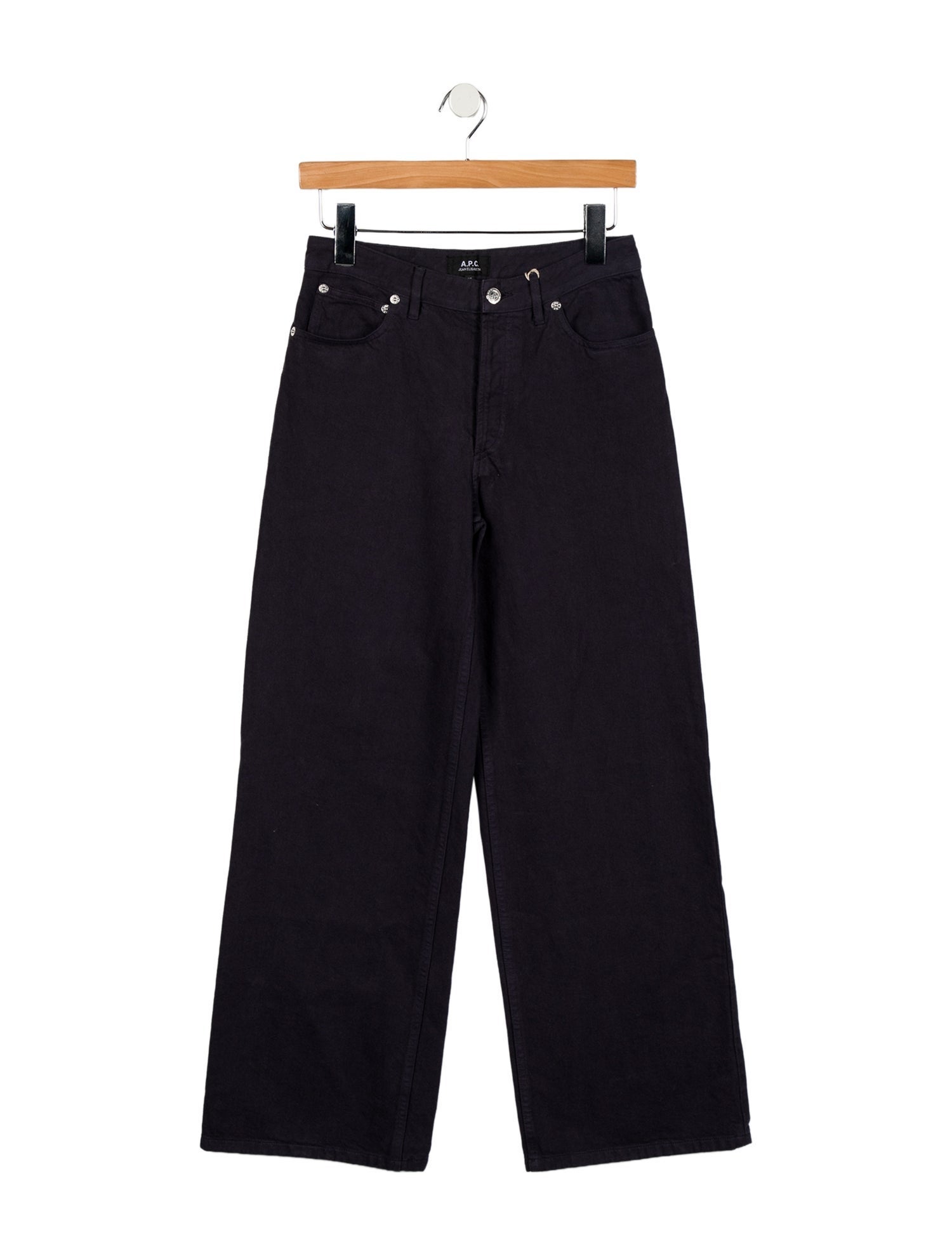 A.P.C. Mid-Rise Wide Leg Jeans