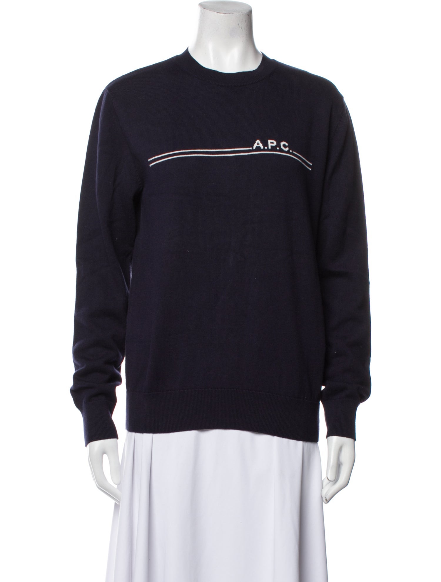 A.P.C. Graphic Print Crew Neck Sweatshirt