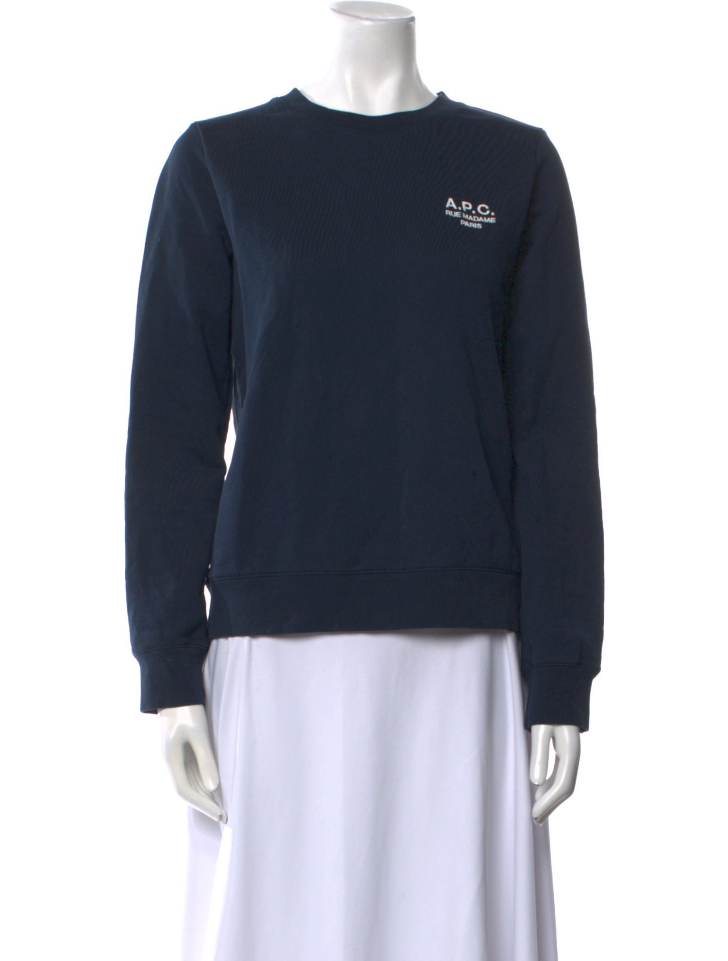 A.P.C. Graphic Print Crew Neck Sweatshirt