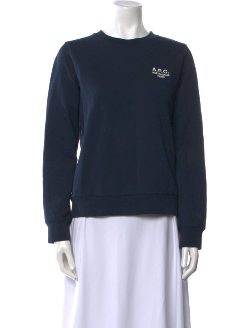 A.P.C. Graphic Print Crew Neck Sweatshirt