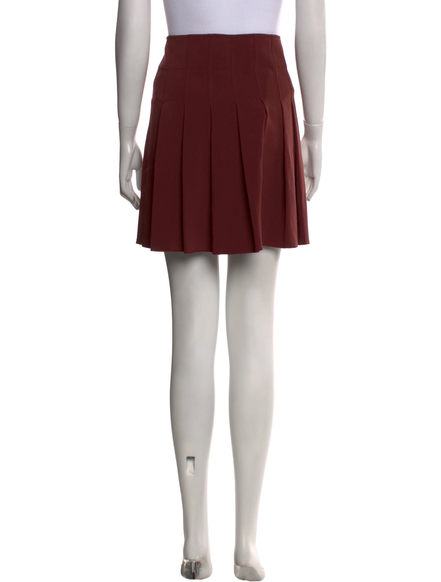 A.P.C. Pleated Accents Mini Skirt