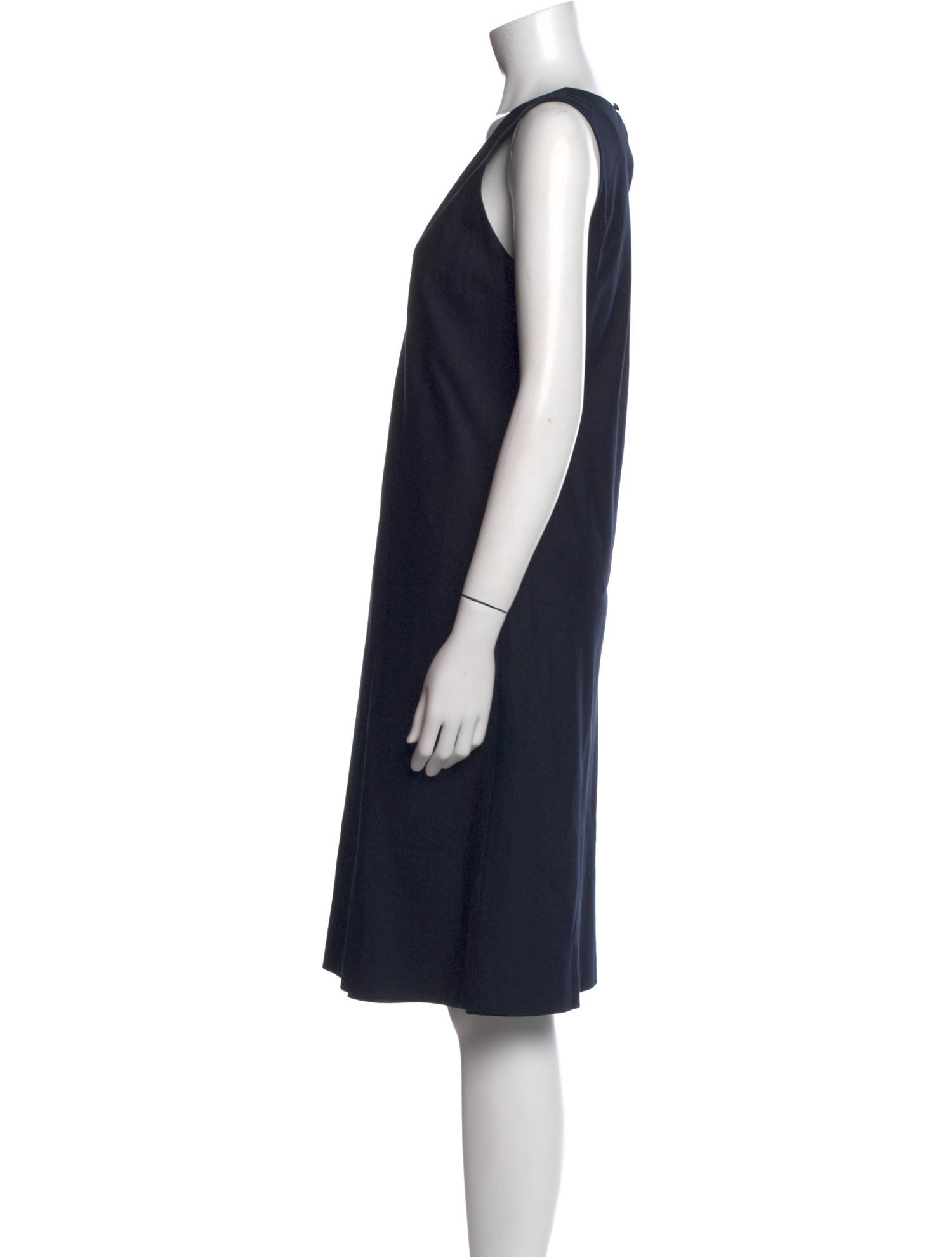 A.P.C. V-Neck Knee-Length Dress