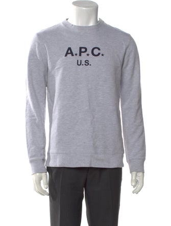 A.P.C. Graphic Print Crew Neck Pullover