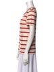 A.P.C. Striped Scoop Neck T-Shirt