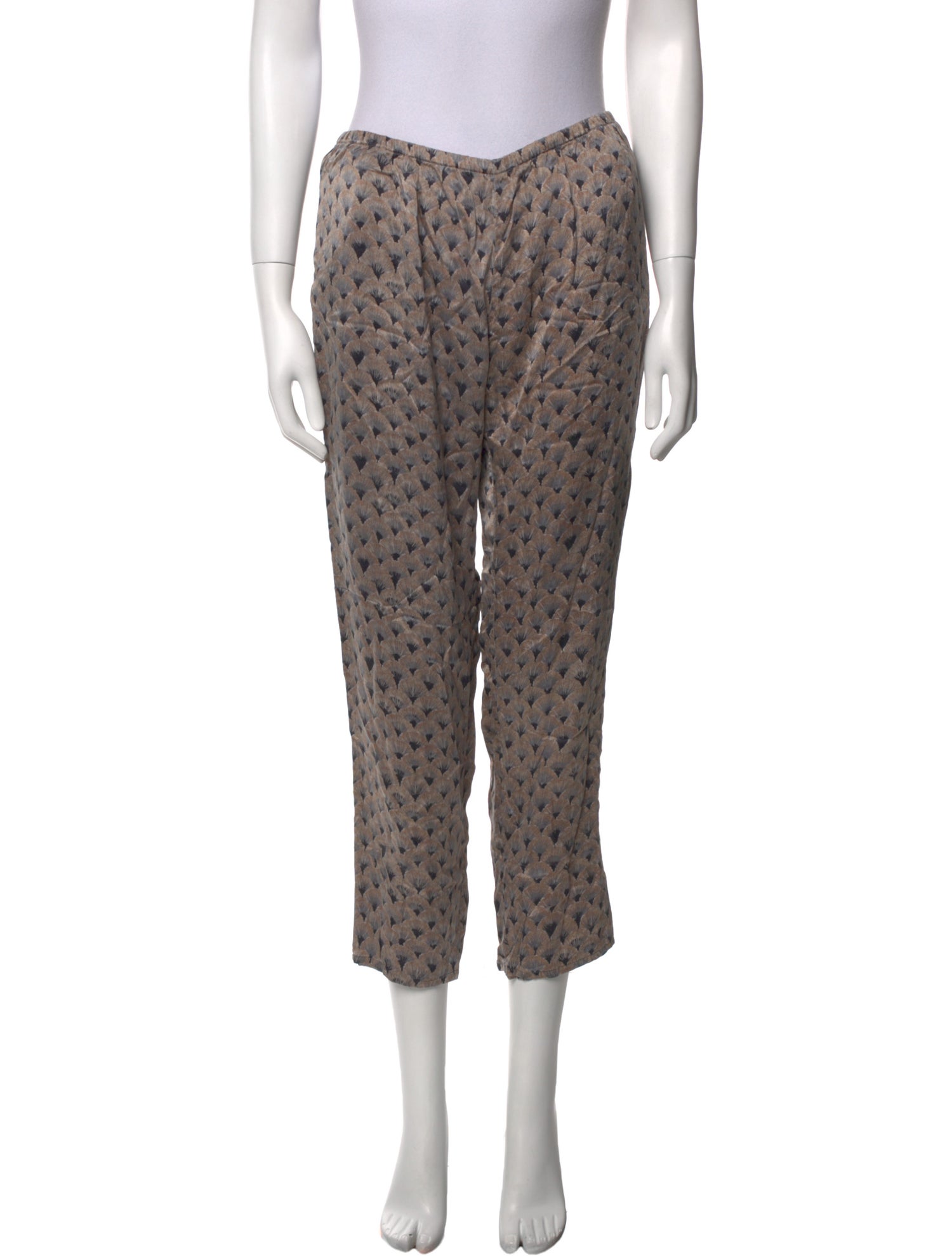 A.P.C. Silk Straight Leg Pants