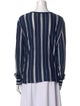 A.P.C. Striped Crew Neck Blouse