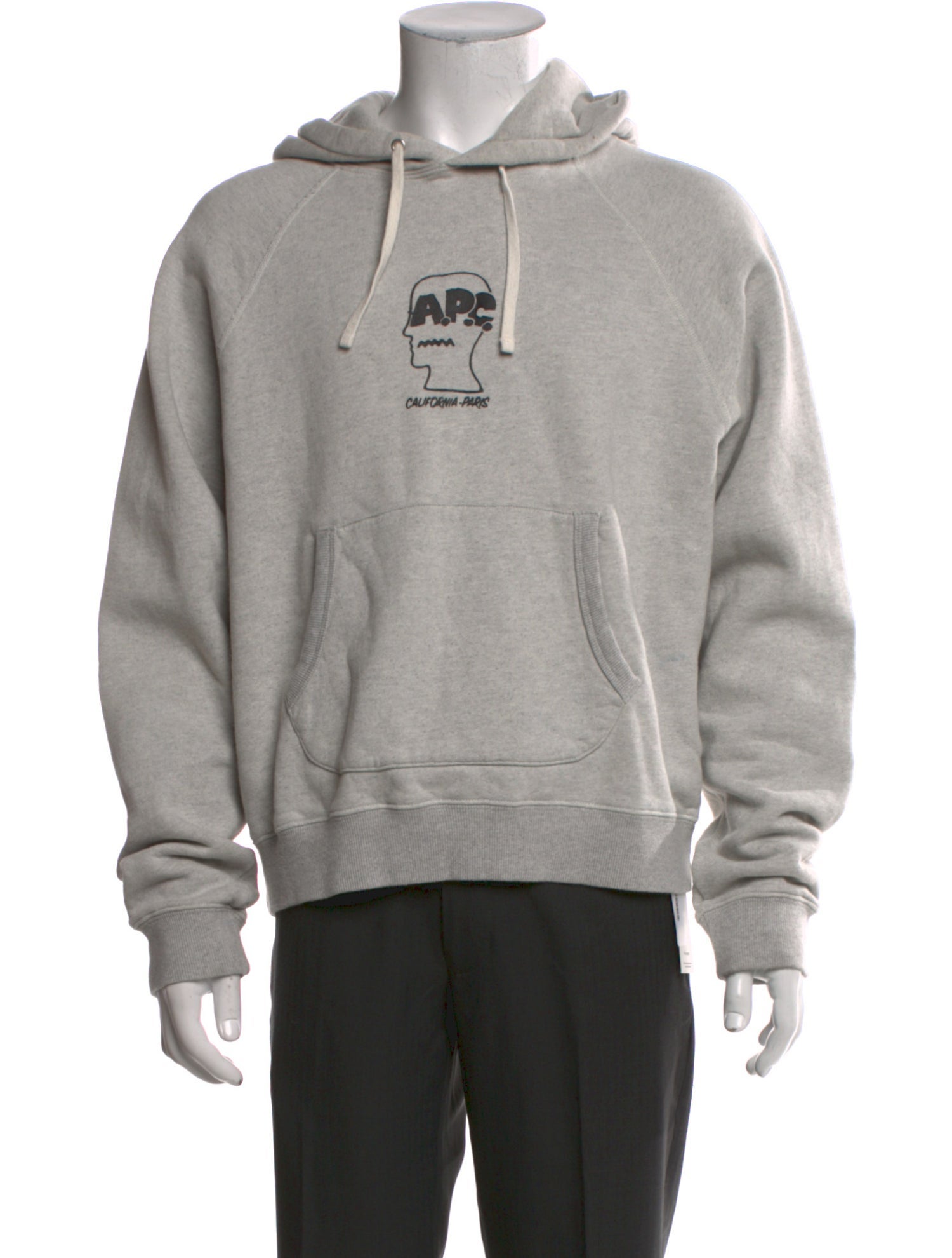 A.P.C. Graphic Print Crew Neck Hoodie