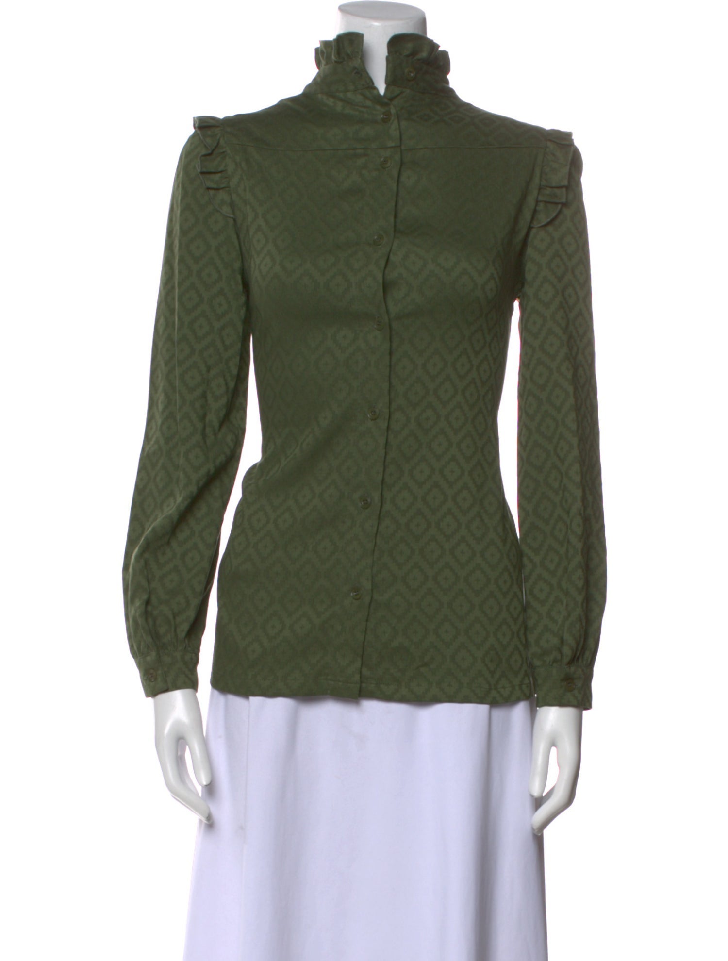 A.P.C. Mock Neck Long Sleeve Sweatshirt