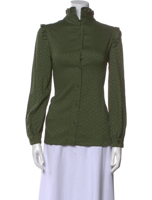 A.P.C. Mock Neck Long Sleeve Sweatshirt