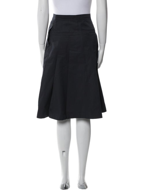 A.P.C. Pleated Accents Knee-Length Skirt