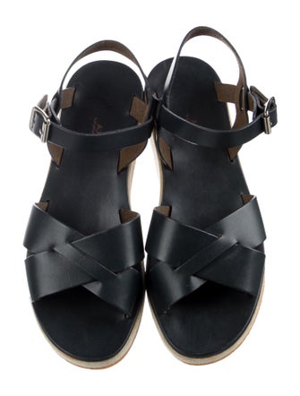 A.P.C. Leather Slingback Sandals