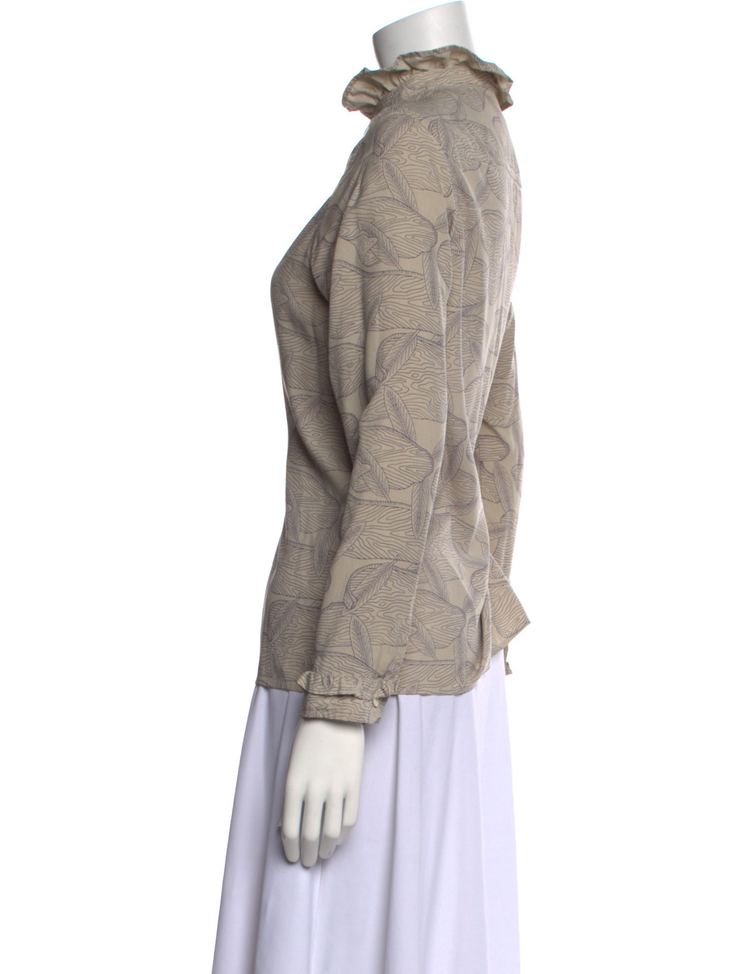 A.P.C. Silk Printed Polo