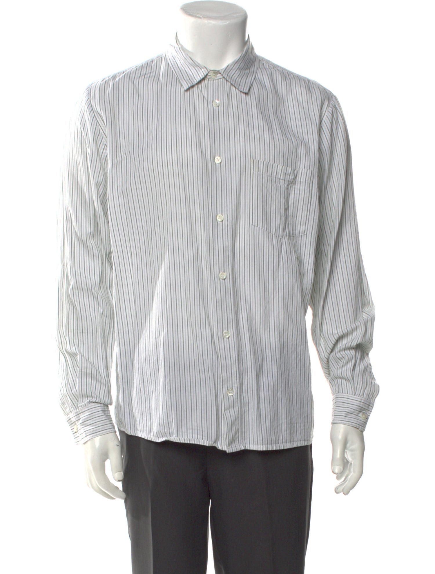 A.P.C. Striped Long Sleeve Shirt