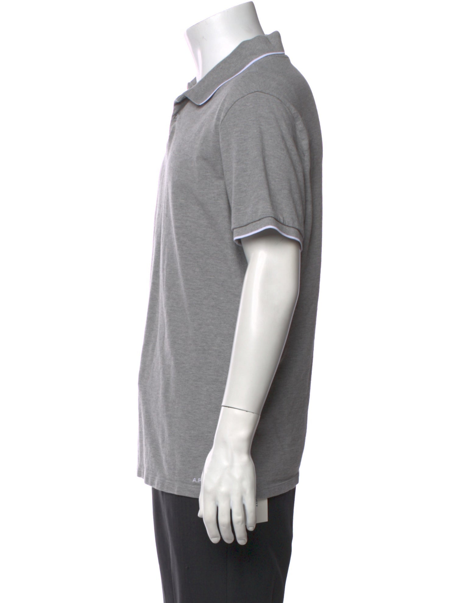 A.P.C. Collar Short Sleeve Polo Shirt