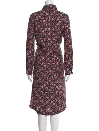 A.P.C. Floral Print Midi Length Dress