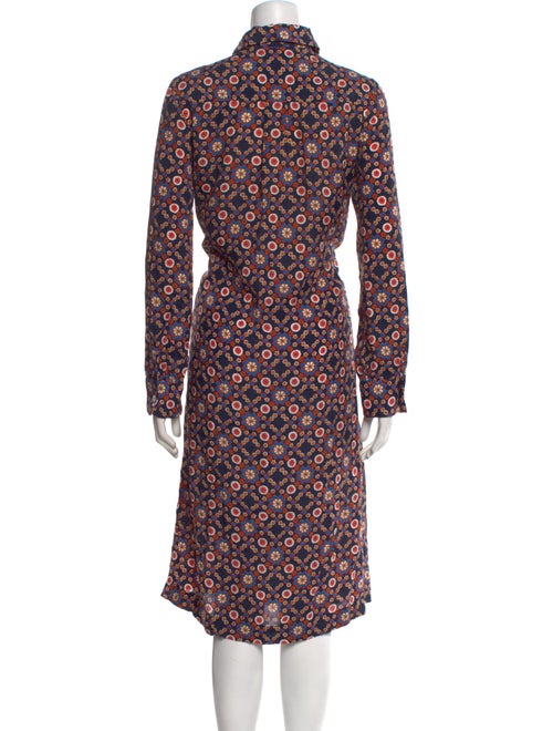 A.P.C. Floral Print Midi Length Dress