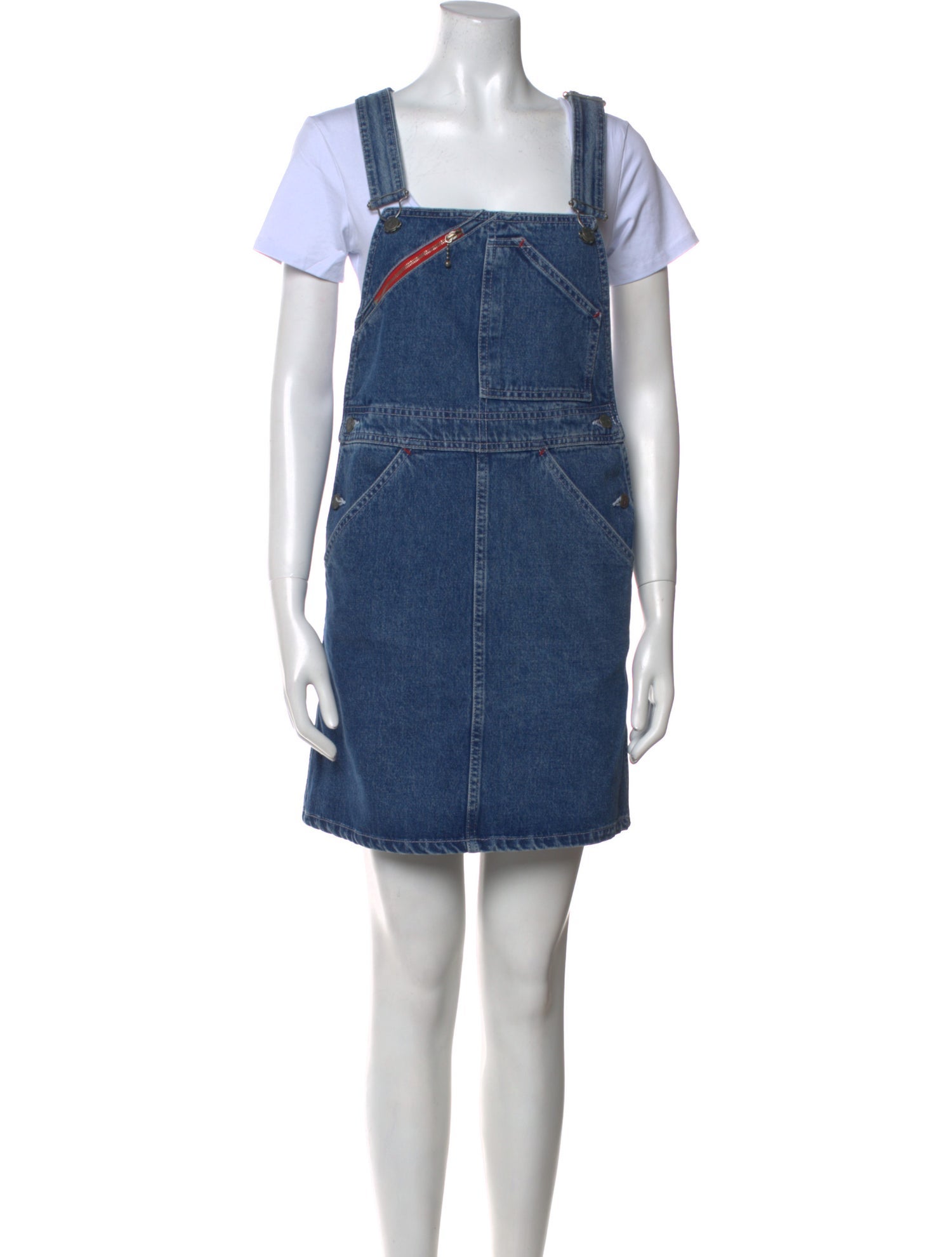 A.P.C. Square Neckline Mini Dress