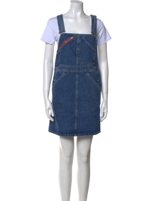 A.P.C. Square Neckline Mini Dress