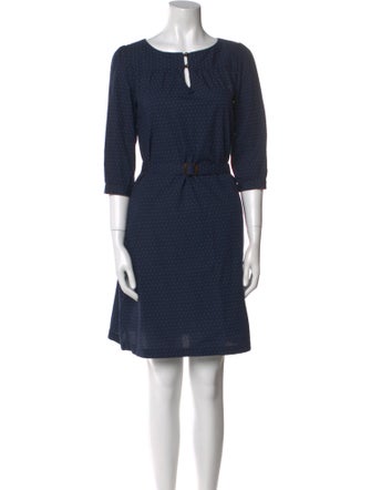 A.P.C. Scoop Neck Mini Dress