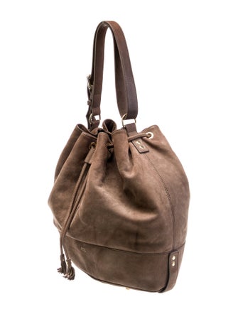 A.P.C. Suede Bucket Bag