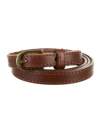 A.P.C. Skinny Leather Belt