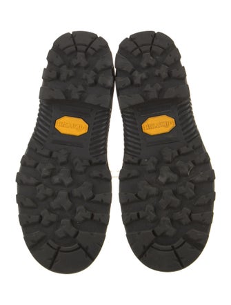 A.P.C. Leather Colorblock Pattern Chelsea Boots