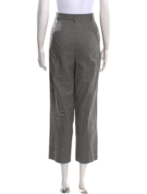 A.P.C. Houndstooth Print Straight Leg Pants