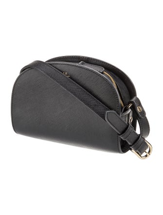 A.P.C. Saffiano Leather Crossbody Bag