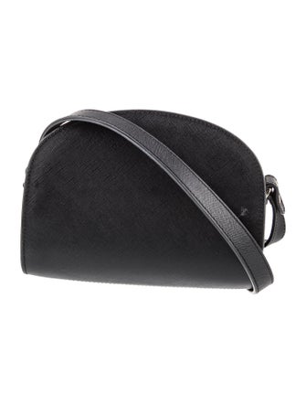 A.P.C. Saffiano Leather Crossbody Bag