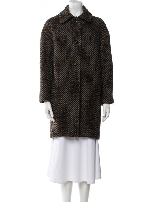 A.P.C. Wool Tweed Pattern Coat