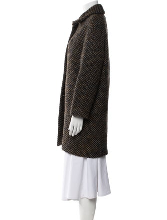 A.P.C. Wool Tweed Pattern Coat