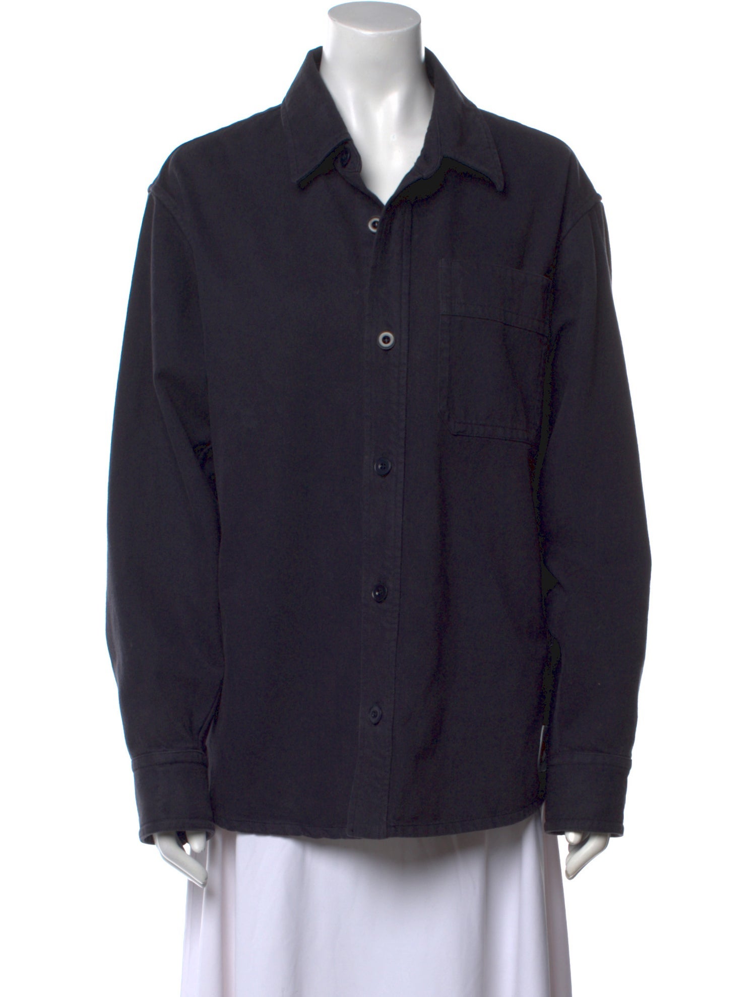 A.P.C. Long Sleeve Button-Up Top