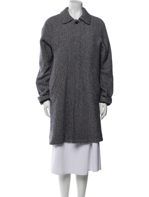 A.P.C. Wool Tweed Pattern Coat