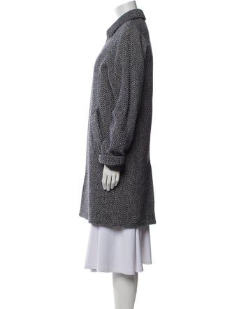 A.P.C. Wool Tweed Pattern Coat
