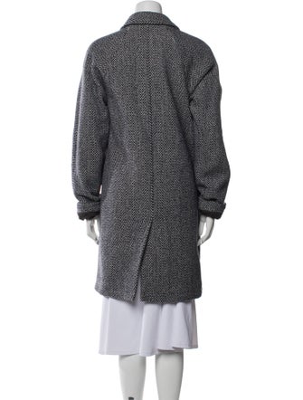 A.P.C. Wool Tweed Pattern Coat