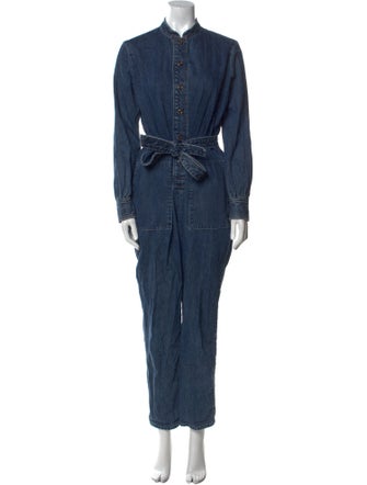 A.P.C. Mock Neck Jumpsuit