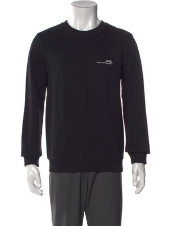 A.P.C. Graphic Print Crew Neck Pullover