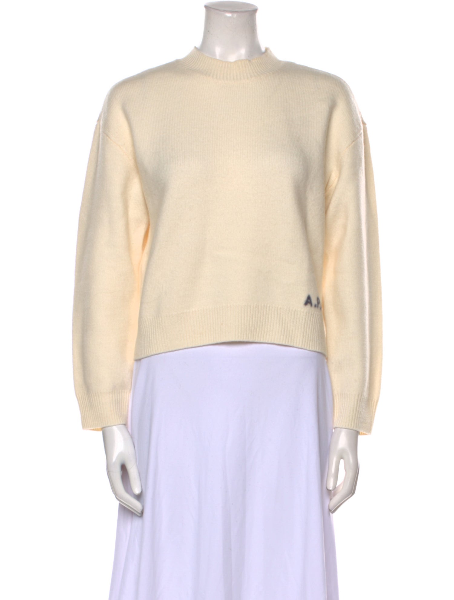 A.P.C. Virgin Wool Crew Neck Sweater